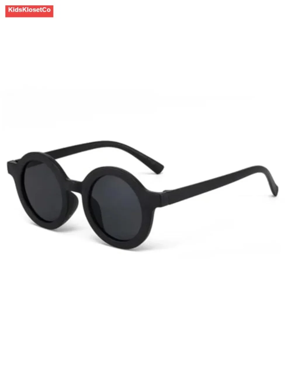 Kids Round Sunglasses UV400 Protection Matte Finish Unisex Outdoor Eyewear